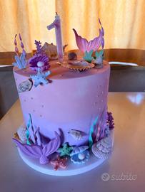 Torta scenografica sirena