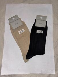 2 PaiaDiCalzeNuove100%CotonePuroFiloDiScoziaDaUomo
