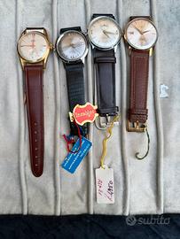 4 orologi uomo anni 60