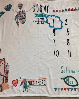 Coperta segna mesi complimese