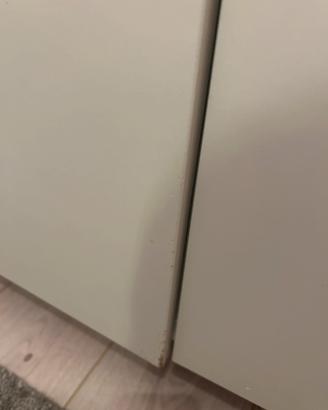 Credenza bianca opaca