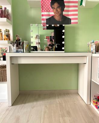 Scrivania- consolle trucco MALM Ikea