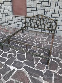 letto in bambù anni 70