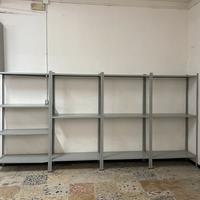 Scaffalatura leggera im metallo 400x40x200h