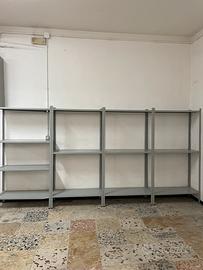 Scaffalatura leggera im metallo 400x40x200h