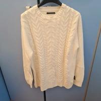 maglione bianco uomo