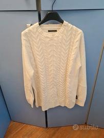 maglione bianco uomo