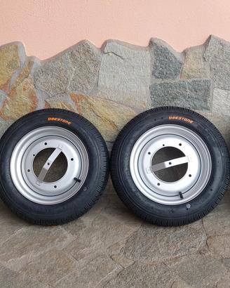 Cerchi + Gomme fiat 500 epoca