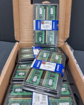 Lotto 12x Kit RAM Kingston KFJ-E50/512 DDR2 ECC