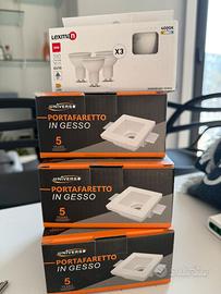 Portafaretti quadrati com faretto