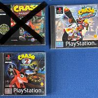 Crash Bandicoot 2-3 PS1 originali Black Label