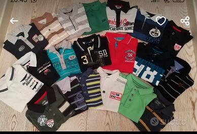 Polo manica lunga bambino da 3 a 10 anni