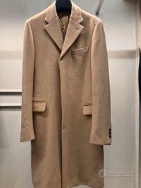 Prada Cappotto Monopetto in Cammello