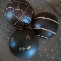 3 sfere in legno