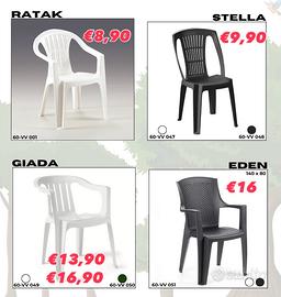 Sedie in plastica