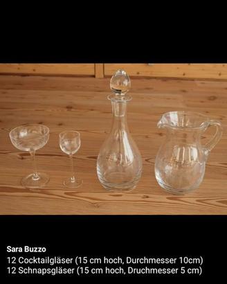 Set bicchieri 26 pezzi