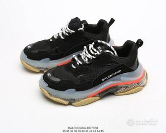 Balenciaga Triple S Clear Sole Double Black