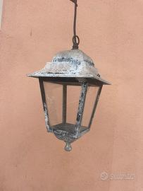 Lampadario vintage per esterno giardino casa