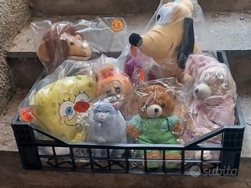 lotto peluche vari