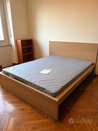 Letto + Materasso a molle Malm