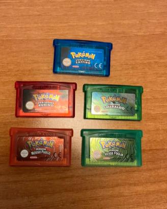 giochi pokemon gba