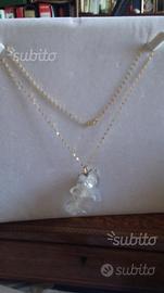 Collana in Argento 925 con talismano Quarzo Ialino