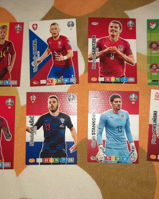 8 SET LOTTO FIGURINE ADRENALYN XL EURO 2020 PANINI