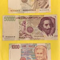 Banconote della lira