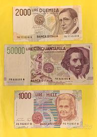 Banconote della lira