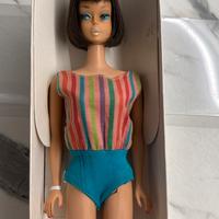 Vintage brunette Barbie American girl del 1963!