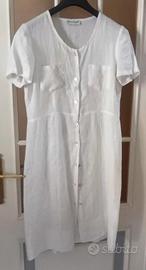 abito donna in puro lino made in Italy 