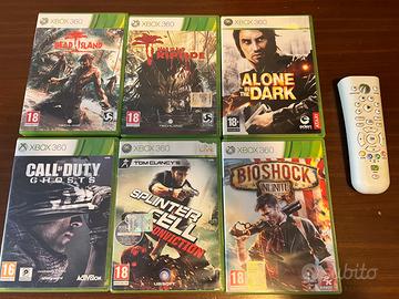 Giochi XBOX 360 e telecomando