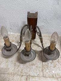 Applique d’epoca in ferro battuto