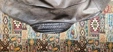 giubbotto  pelle vintage Dainese