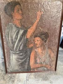 QUADRO PITTORE ACHILLE FUNI DEL 1952