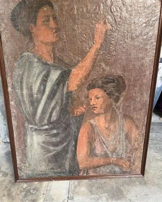 QUADRO PITTORE ACHILLE FUNI DEL 1952