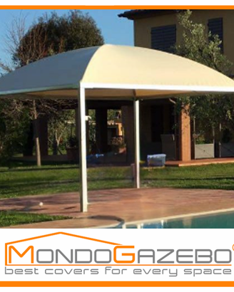 Gazebo SUN PLUVIO resistente grondaia + misure