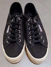 Superga 2790 platform black-white