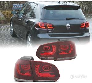 FANALI VOLKSWAGEN VW GOLF 6 08-12 LED ROSSO CHIARO