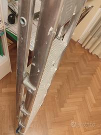 scala 7 gradini alluminio con sicurezza