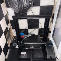 Stampante 3D Ender 3 Pro + led box + bobina PLA