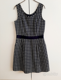 Abito fantasia bianco/blu "Camaieu"