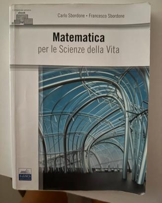 libro "Matematica per le scienze della vita"