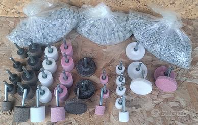 Kit mole abrasive e coni ceramici NUOVI
