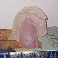 Testa di cavallo in vetro di Murano