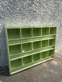 Bacheca armadietto portaoggetti vintage