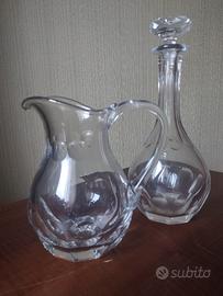 Caraffe in cristallo stile vintage 