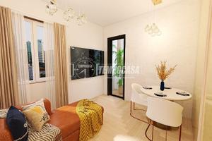 Luminoso appartamento di 75 mq in tripla esposizio