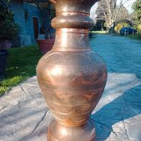 Coppia anfore in rame martellato vintage anni 70