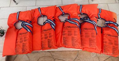 5 Giubbotti di salvataggio 100N